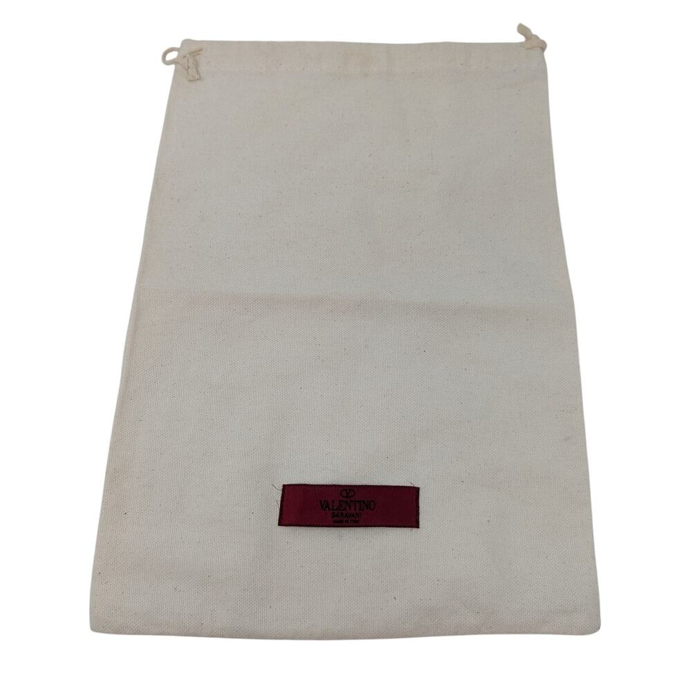 Valentino‎ Garavani Drawstring Dust Bag Cover Canvas 9.25" x 13.25"